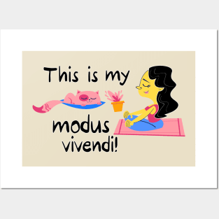 This is my modus vivendi Posters and Art